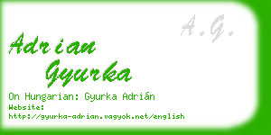 adrian gyurka business card