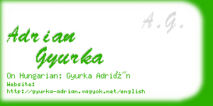 adrian gyurka business card